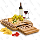 Bambüsi Bamboo Cheese Board With Cutlery | $41 | Amazon | Clip the 25% off coupon